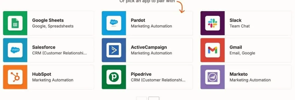 Formularios de generación de leads de LinkedIn en Zapier