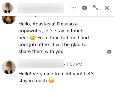Personalisierte Nachricht zu einer Kontaktanfrage, die über die Automatisierung von LinkedIn-Nachrichten versendet wurde