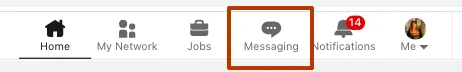So löschen Sie Nachrichten im LinkedIn-Posteingang