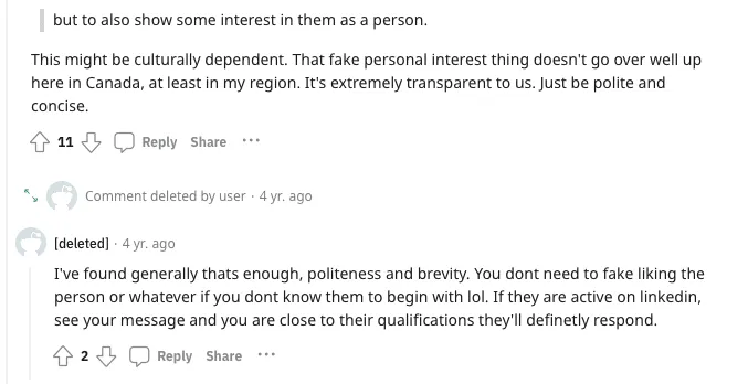 Screenshot von Reddit