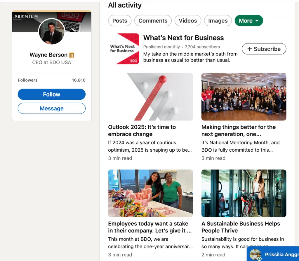 Cómo crear una newsletter en LinkedIn: Wayne Berson
