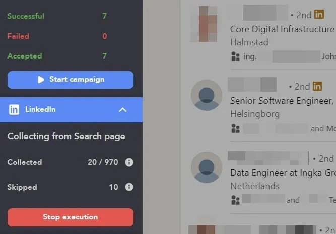 Pesquise facilmente perfis no LinkedIn com o Linked Helper 2
