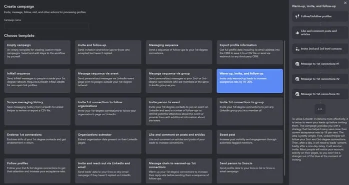 Utilize o Linked Helper 2 para automatizar atividades essenciais no LinkedIn.