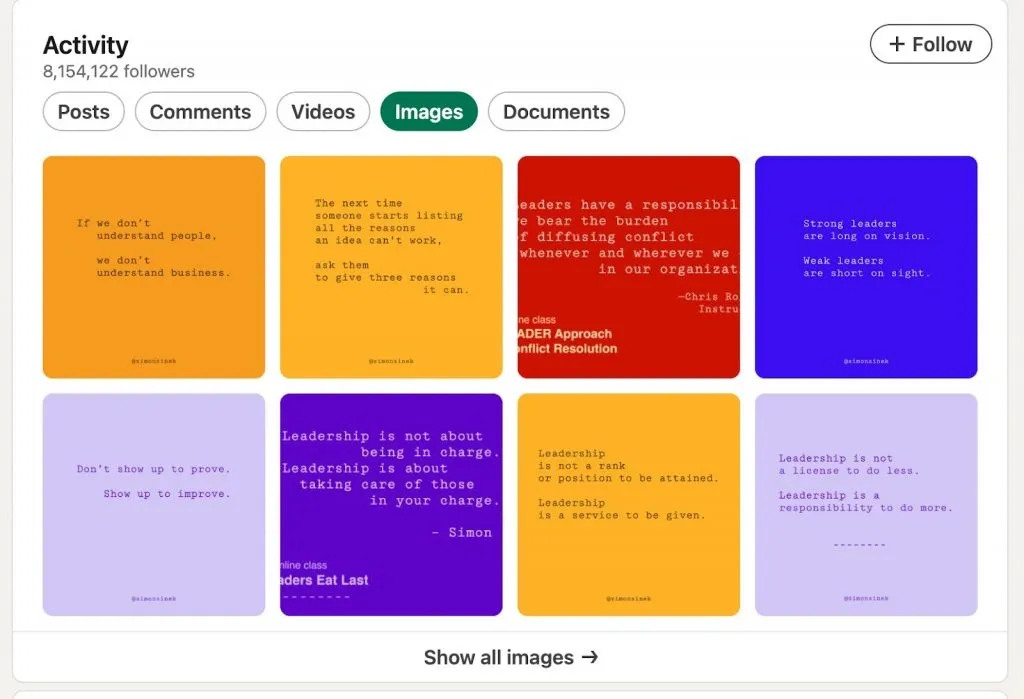 Utiliser LinkedIn pour développer sa marque personnelle – exemples d’images au style cohérent pour les publications