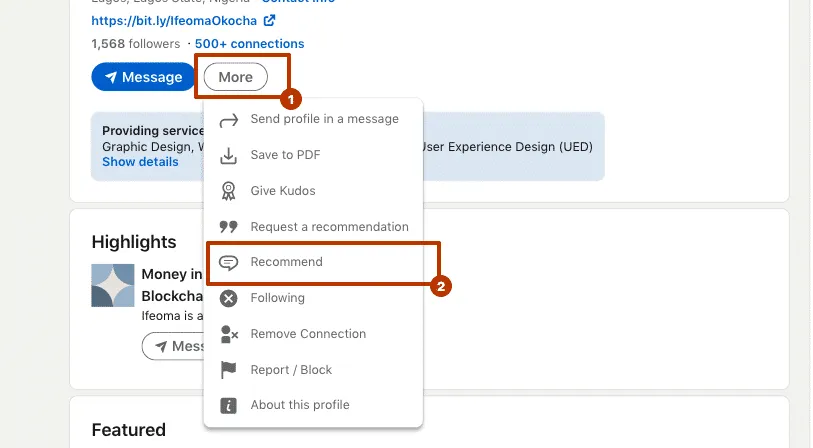 cómo escribir una recomendación en LinkedIn: guía paso a paso para profesionales