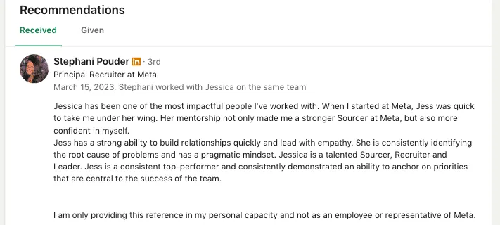 carta de recomendación en LinkedIn: cómo recomendar eficazmente a compañeros