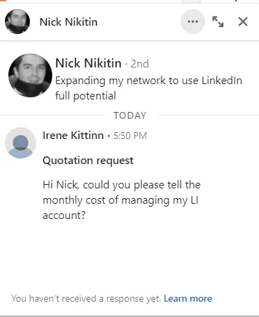 Comment envoyer un InMail à un recruteur