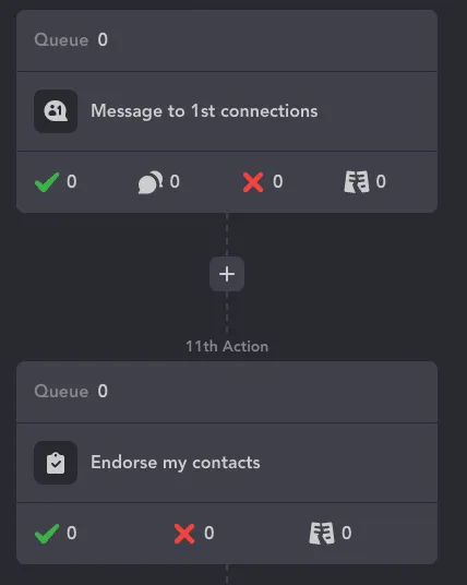 Aktion „Endorse my contacts“ im LinkedIn-Vertrieb