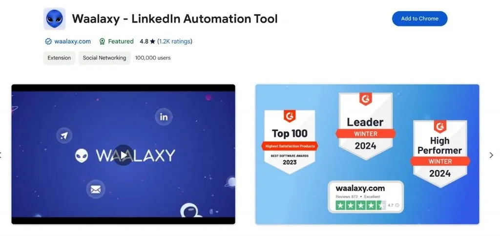 Scraper de profils LinkedIn Waalaxy