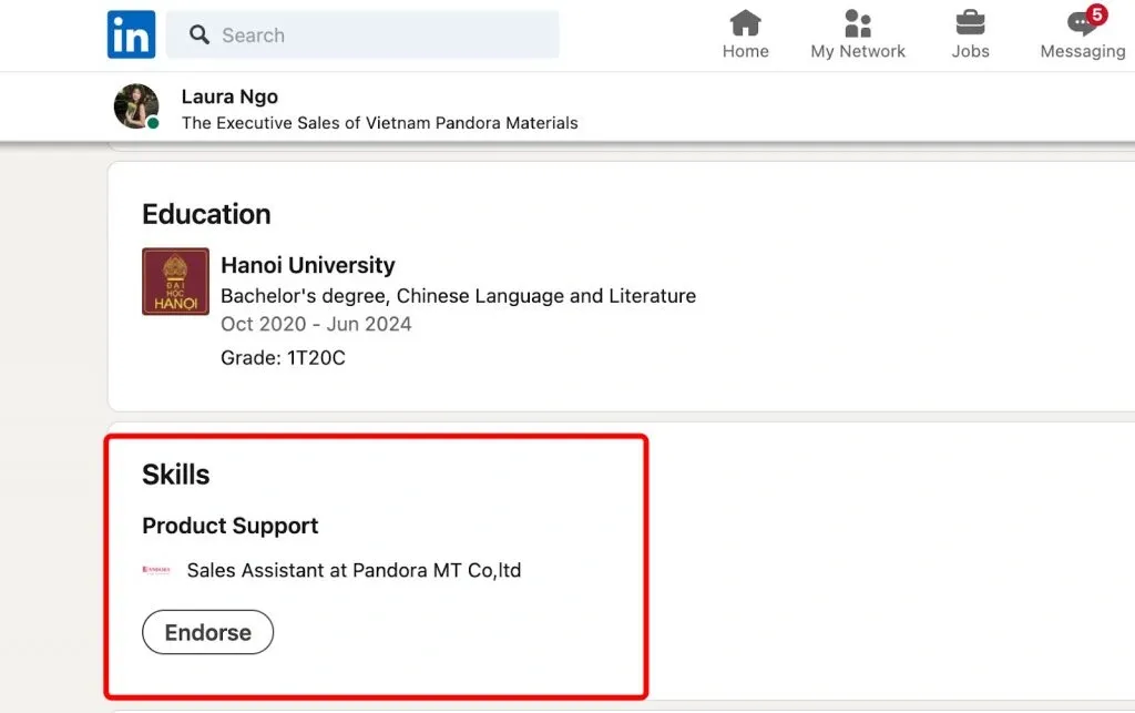 So bestätigen Sie Kenntnisse auf LinkedIn