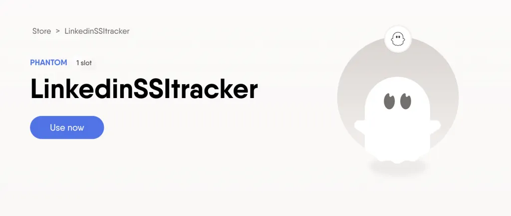 Screenshot eines kostenlosen Tools zur Verfolgung des LinkedIn-SSI-Scores