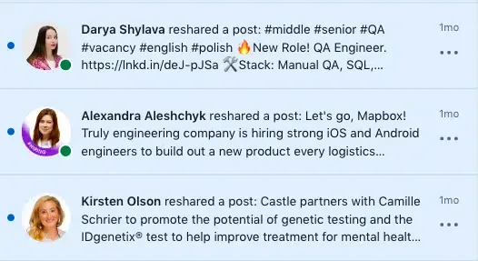 Beiträge im Feed zur Steigerung Ihres SSI auf LinkedIn