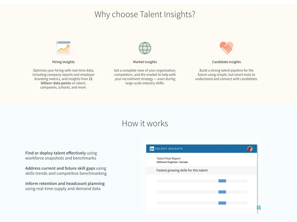 LinkedIn Talent Solutions: Gründe für Talent Insights