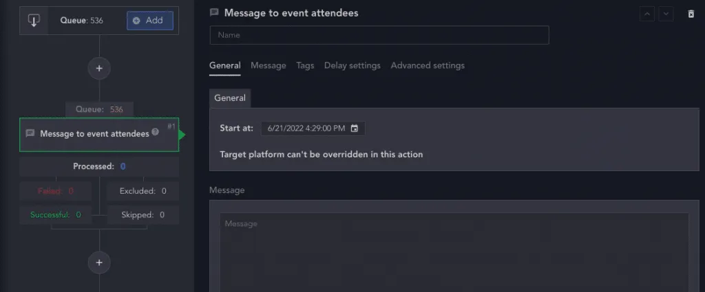 Marketing de eventos en LinkedIn: automatización del mensaje de seguimiento
