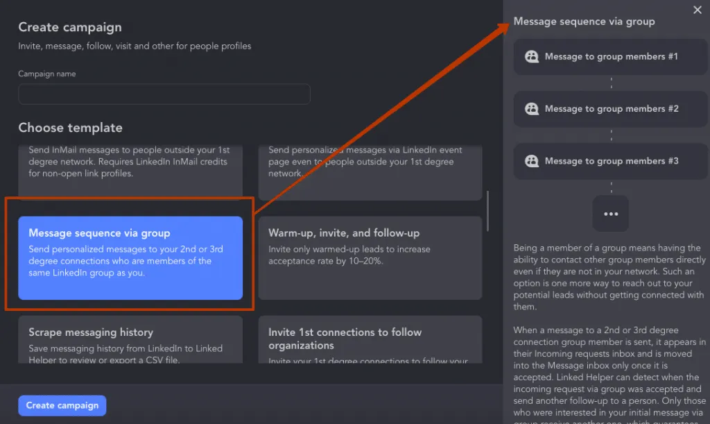 Séquence de messages destinée aux membres d’un groupe pour les stratégies commerciales B2B