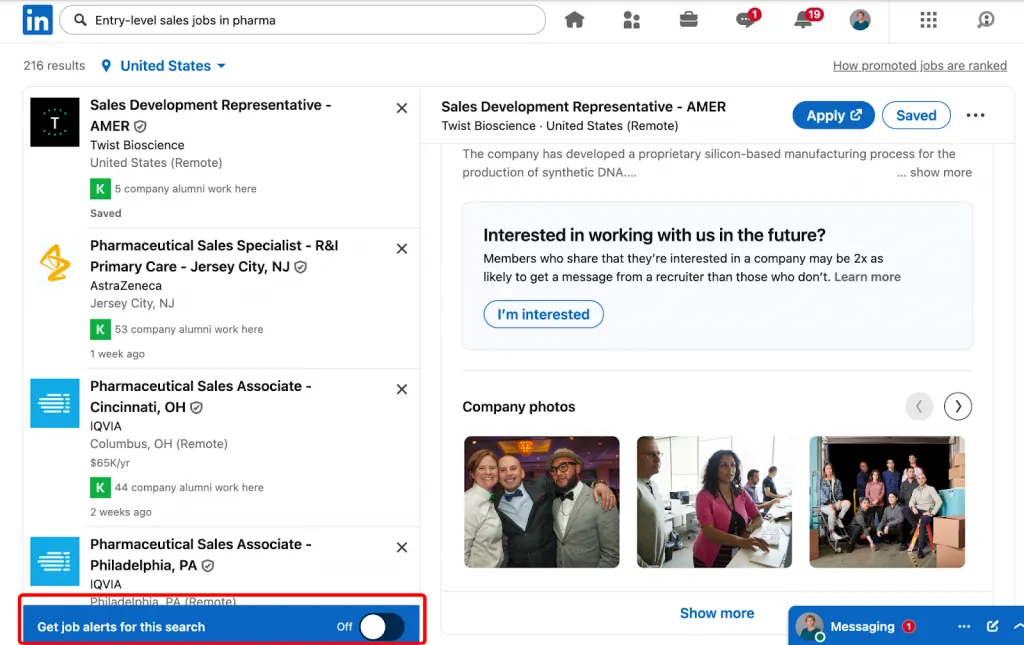 procura de emprego com scraper de ofertas de emprego no LinkedIn