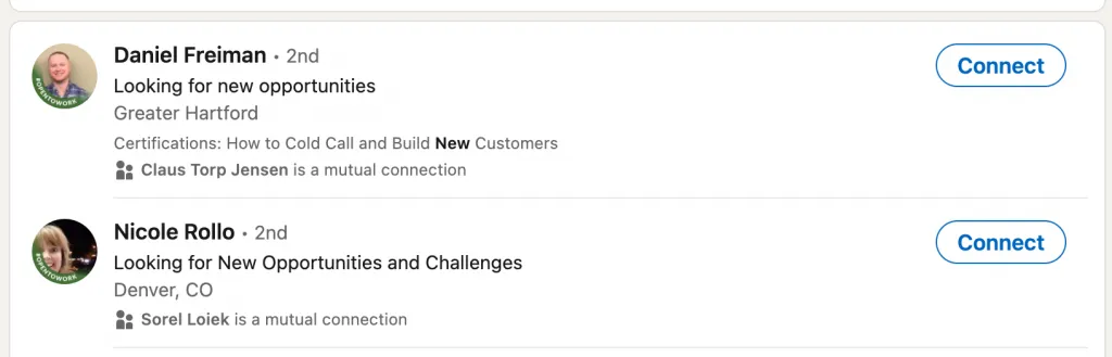 Beispiel für einen Profilslogan zur Ansprache von Recruitern auf LinkedIn