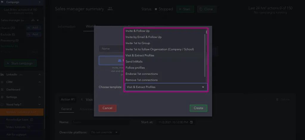 Funktionen des Sales-Enablement-Toolkits