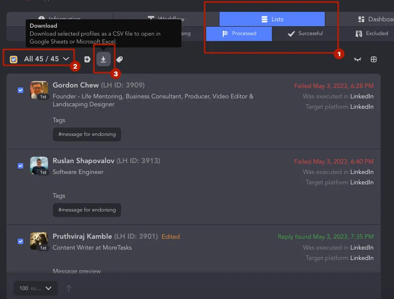 Descarregamento no Linked Helper e custo do LinkedIn Sales Navigator
