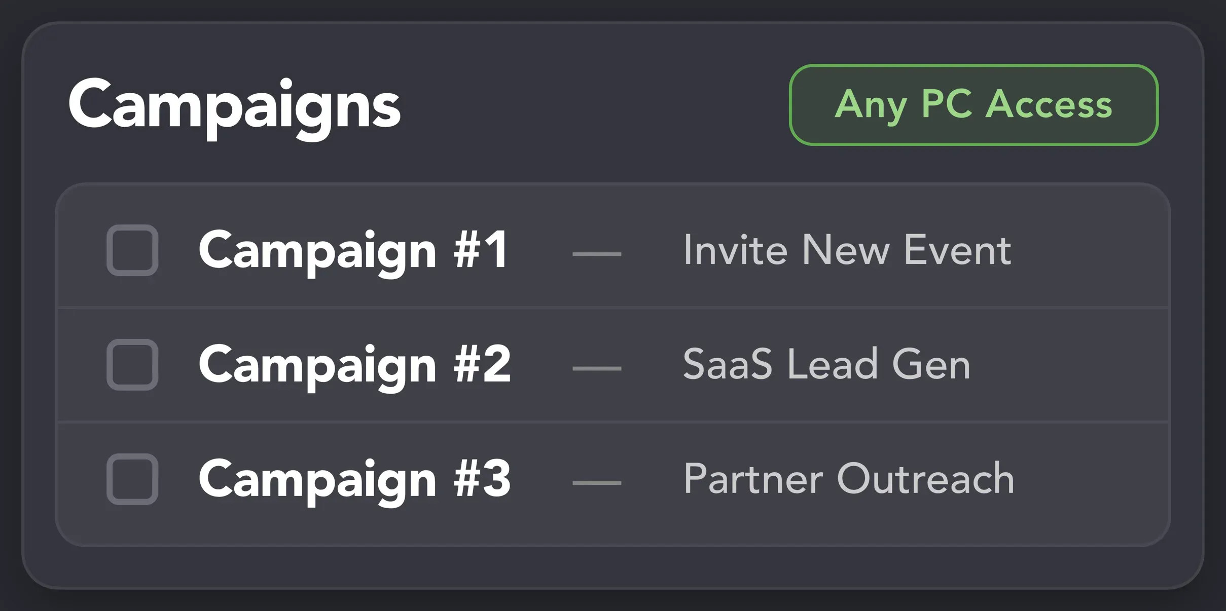 Universal Access & Sync