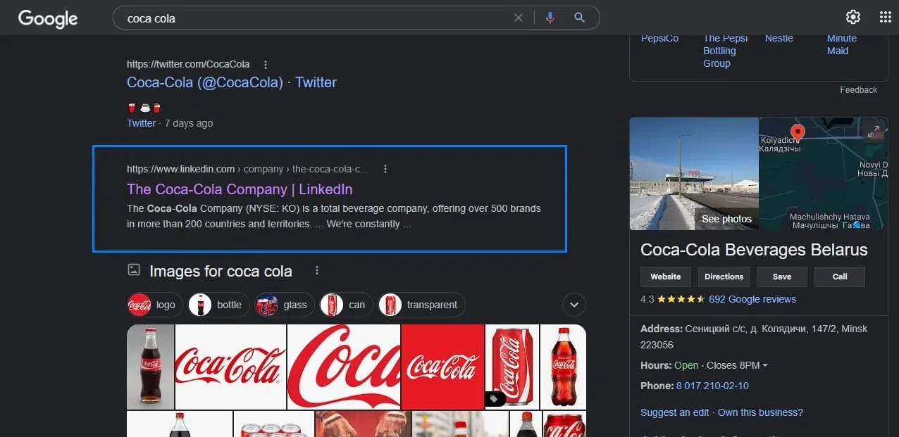SEO de una marca en LinkedIn