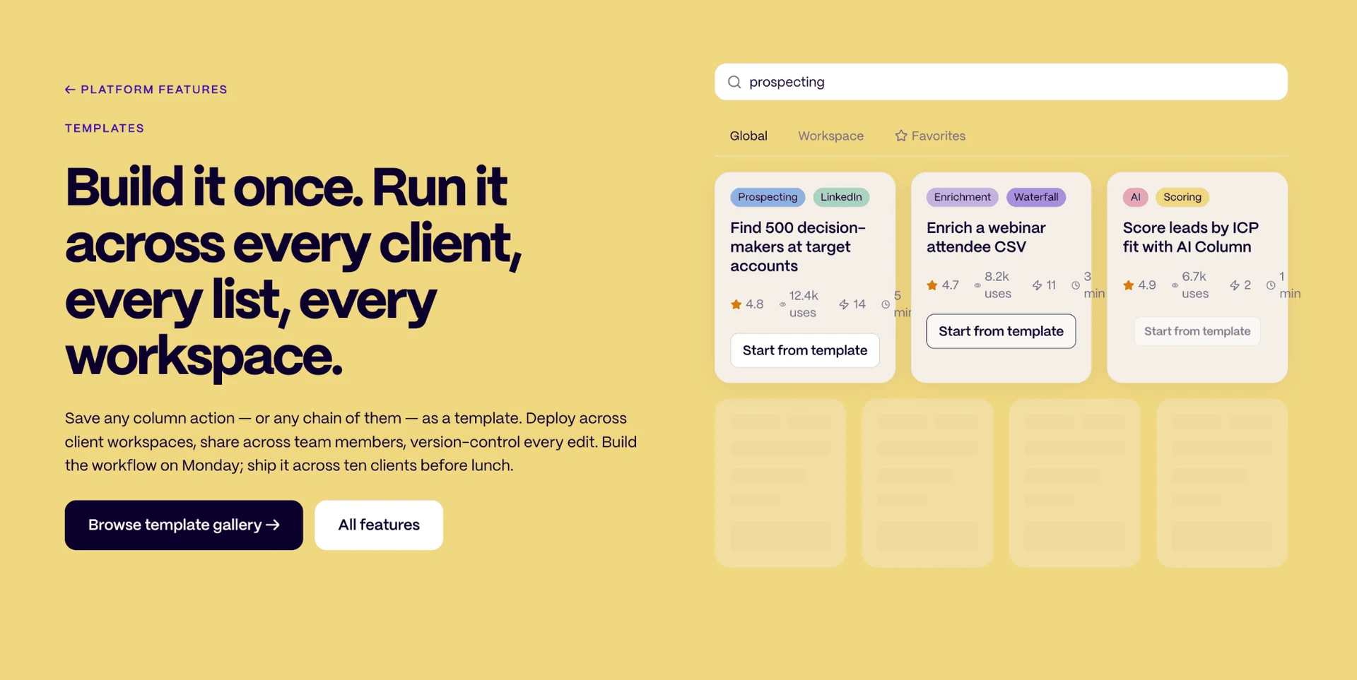 Tables, Templates, Schedulers, and Reusable Workflow State