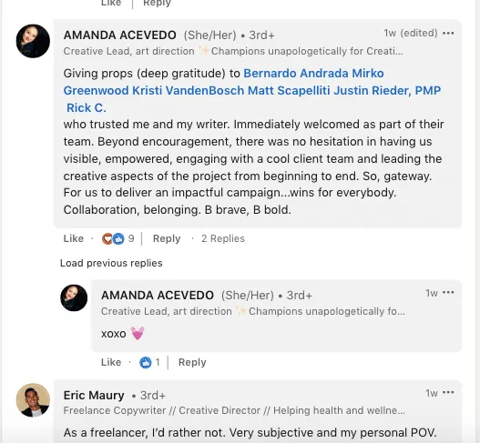An wichtigen Diskussionen teilnehmen und relevante Nutzer auf LinkedIn markieren