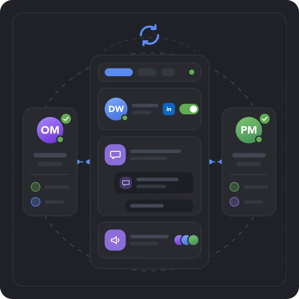 Sync LinkedIn Data Across Your Team