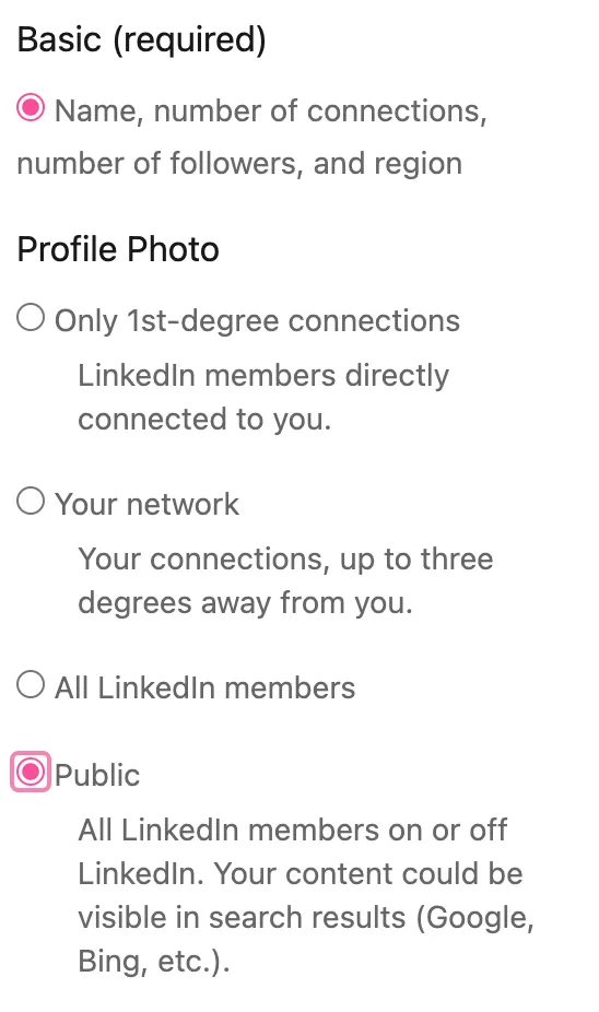 So sehen Sie Ihr LinkedIn-Profil aus der Perspektive anderer – Optionen für die Profilsichtbarkeit