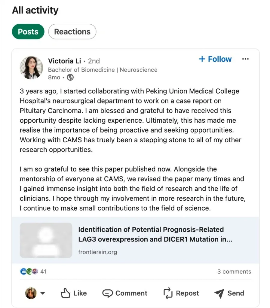 Tipos de contenido para publicar en LinkedIn: qué publicar en LinkedIn como estudiante, investigación