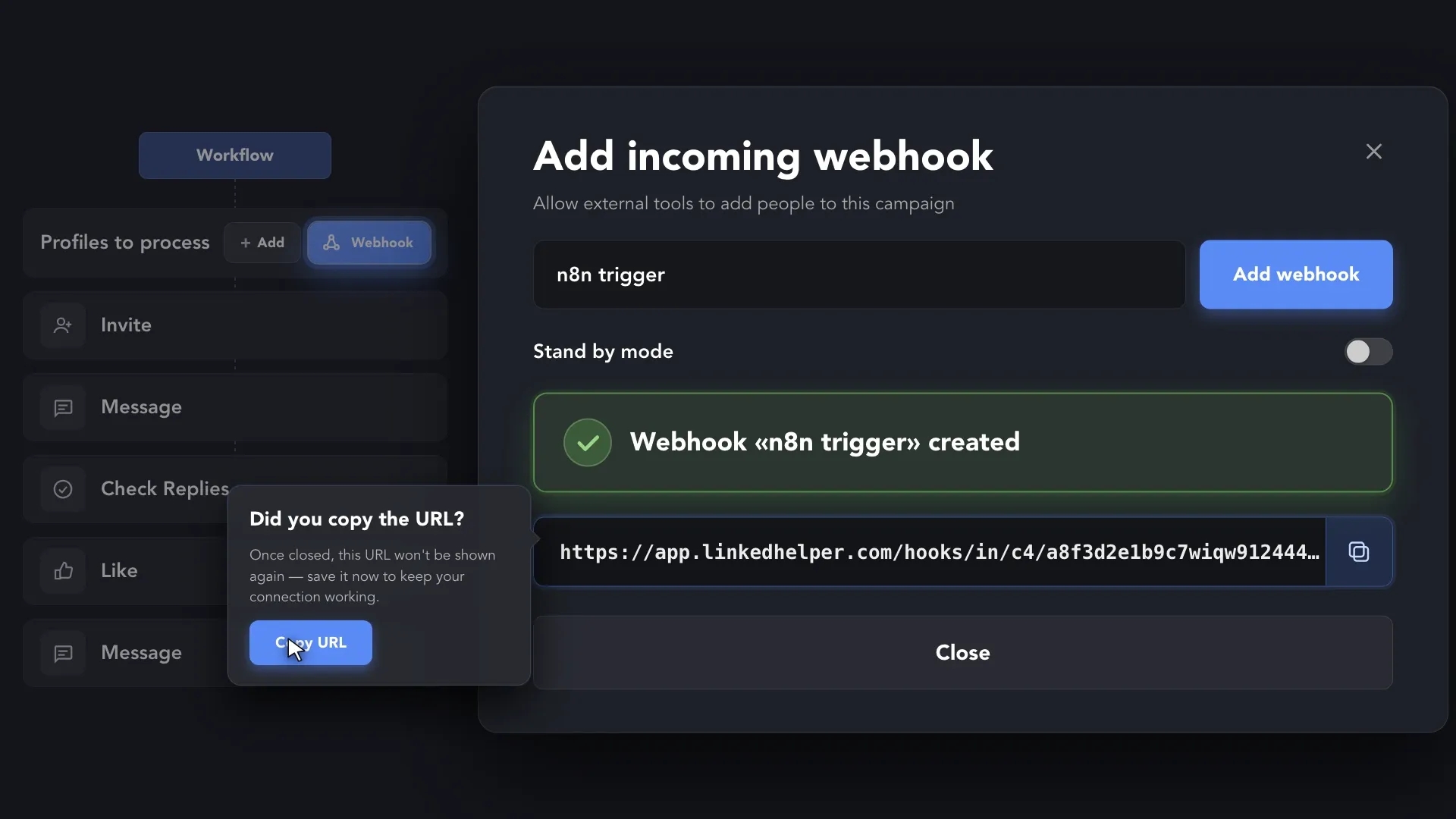 Zero-Code Inbound Connection