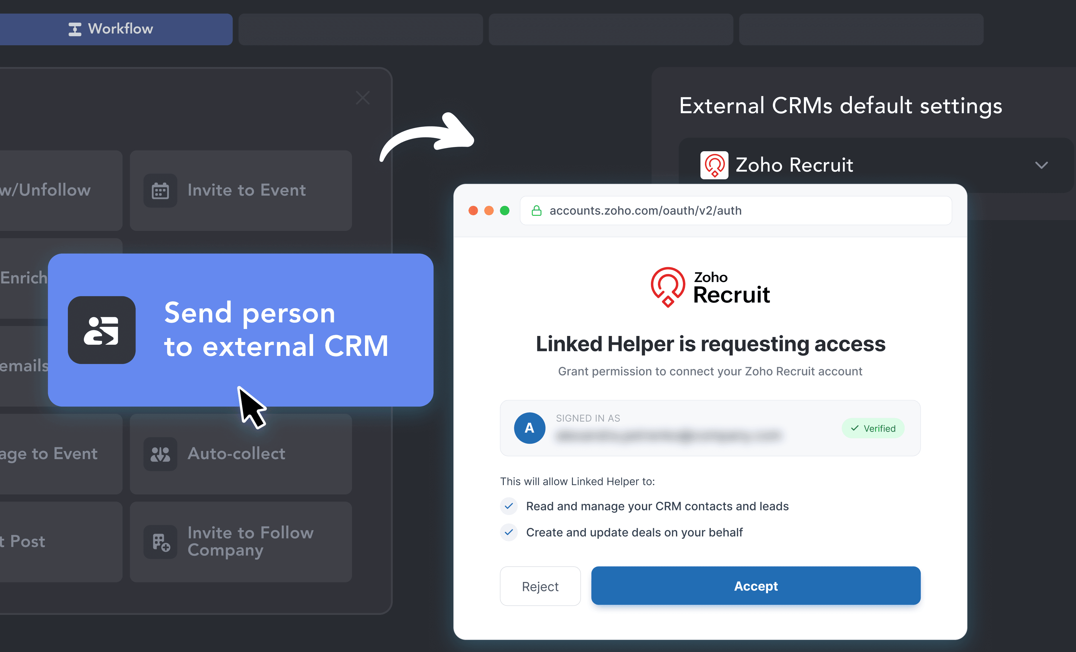 2. Link Account in Seconds
